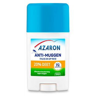 Azaron Anti-Muggenstick Thuis en op Reis 20% DEET 50ML
