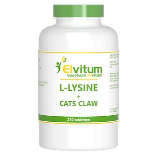 Elvitum L-Lysine Cats Claw Tabletten 270TB