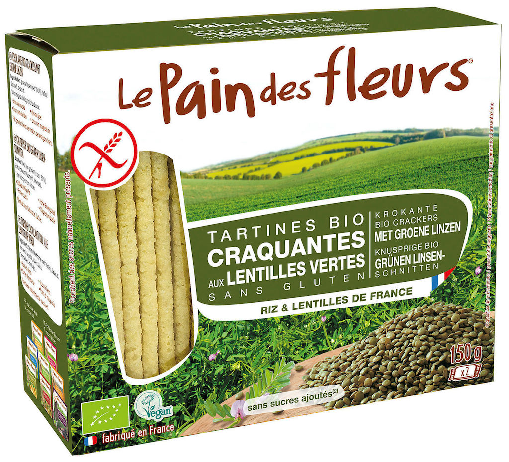 Le Pain Des Fleurs Crackers Groene Linzen afbeelding