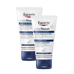 Eucerin Urearepair 5% Urea Handcrème Duoverpakking 2x75ML
