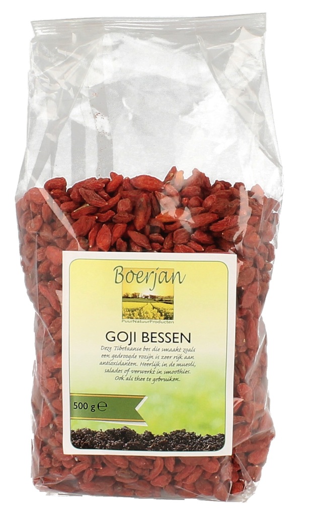 Boerjan Goji Bessen 500gr afbeelding