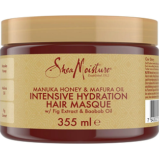 Shea Moisture Manuka Honey & Mafura Oil Intensive Hydration Hair Masque 355ML Shea Moisture Manuka Honey & Mafura Oil Intensive Hydration Hair Masque 355ML