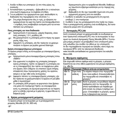 Microlife BP Bloeddrukmeter B3 Comfort PC afbeelding van document #69, instructions