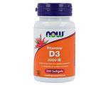 NOW Vitamine D3 2000 IE Softgels 240SG NOW Vitamine D3 2000 IE Softgels 240SG