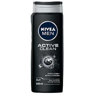 Nivea Men Active Clean Shower Gel 500ML