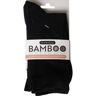 Naproz Bamboo Airco Sokken Zwart 3-Pack 43-47 3PR