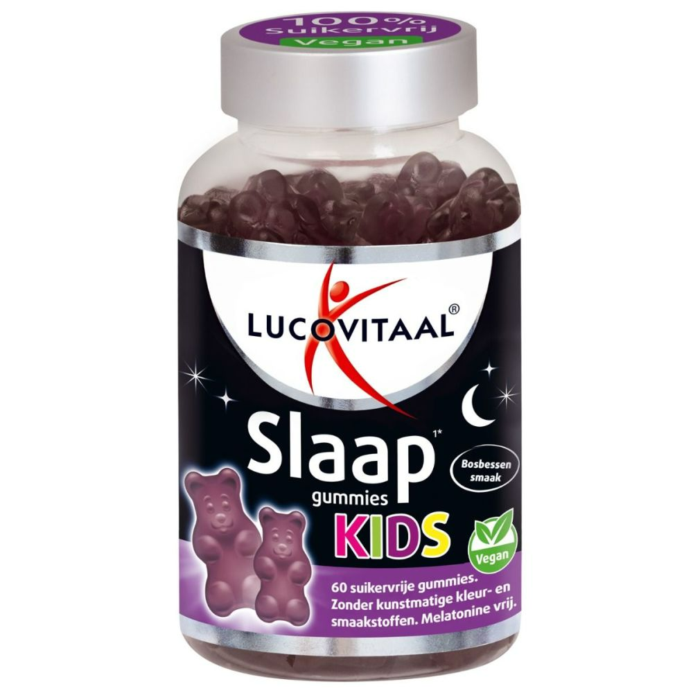 Lucovitaal Slaap Gummies Kids Bosbessen 60ST