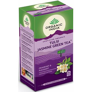 Organic India Thee Tulsi Jasmine Green Tea 25ZK Organic India Thee Tulsi Jasmine Green Tea 25ZK