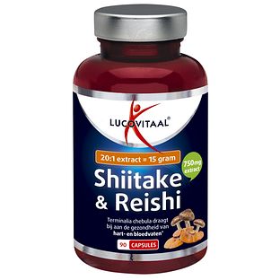 Lucovitaal Shiitake & Reishi Capsules 90CP
