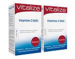 Vitalize Vitamine C-1000 Tabletten Voordeelverpakking 2x60TB Vitalize Vitamine C-1000 Tabletten Voordeelverpakking 2x60TB