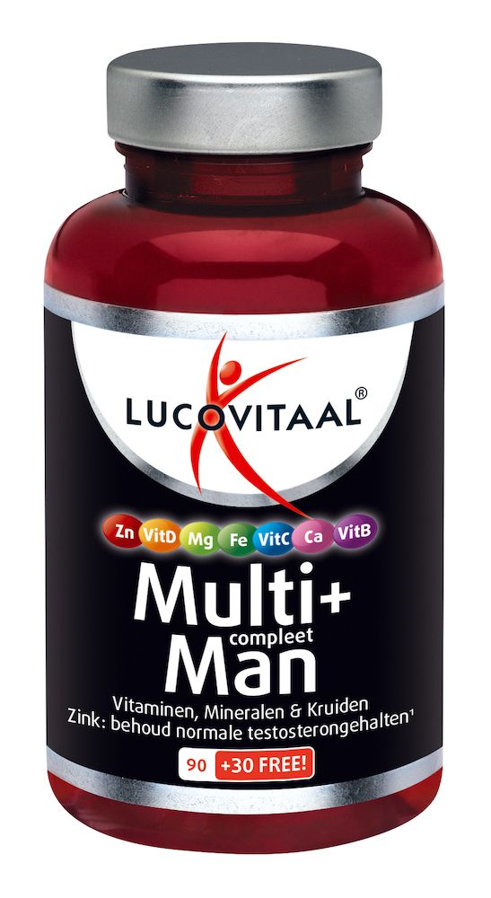 Lucovitaal Multi+ Compleet Man Tabletten 120TB