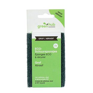 GreenHub ECO Schuursponsjes Grof 2ST