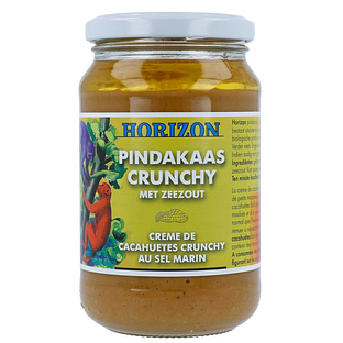 Horizon Pindakaas Crunchy Met Zeezout 350GR