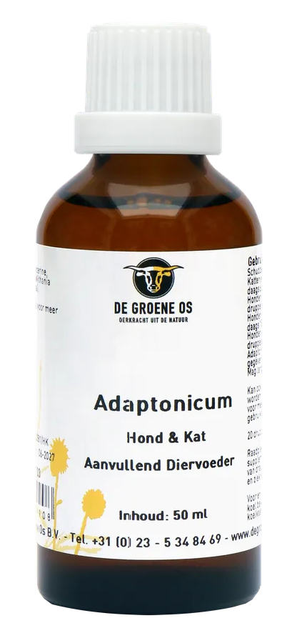 De Groene Os Adoptonicum Hond & Kat Druppels