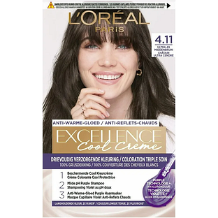 L'Oréal Paris Excellence Cool Creme - 4.11 Ultra As Middenbruin 1ST