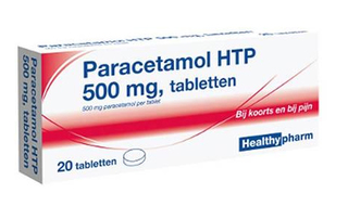Healthypharm Paracetamol 500mg Tabletten 20st afbeelding