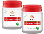 Vitals Vitamine B12 1000mcg Zuigtabletten Duoverpakking 2x100TB