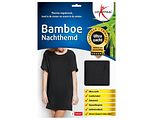Lucovitaal Bamboe Nachthemd Zwart S 1ST