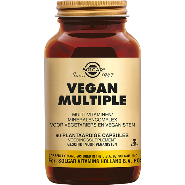 Solgar Vegan Multiple Multivitamine voor Veganisten Capsules 90VCP