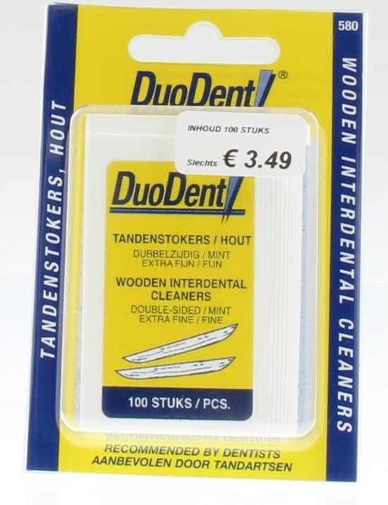 Duodent Tandenstokers Hout afbeelding
