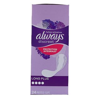 Always Discreet Incontinentie Inlegkruisjes Long Plus 24ST Always Discreet Incontinentie Inlegkruisjes Long Plus 24ST