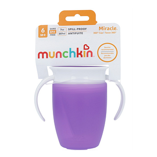 Munchkin Miracle 360° Oefenbeker Paars 207ML