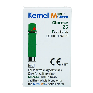 MultiCheck Glucose Teststrips 25ST