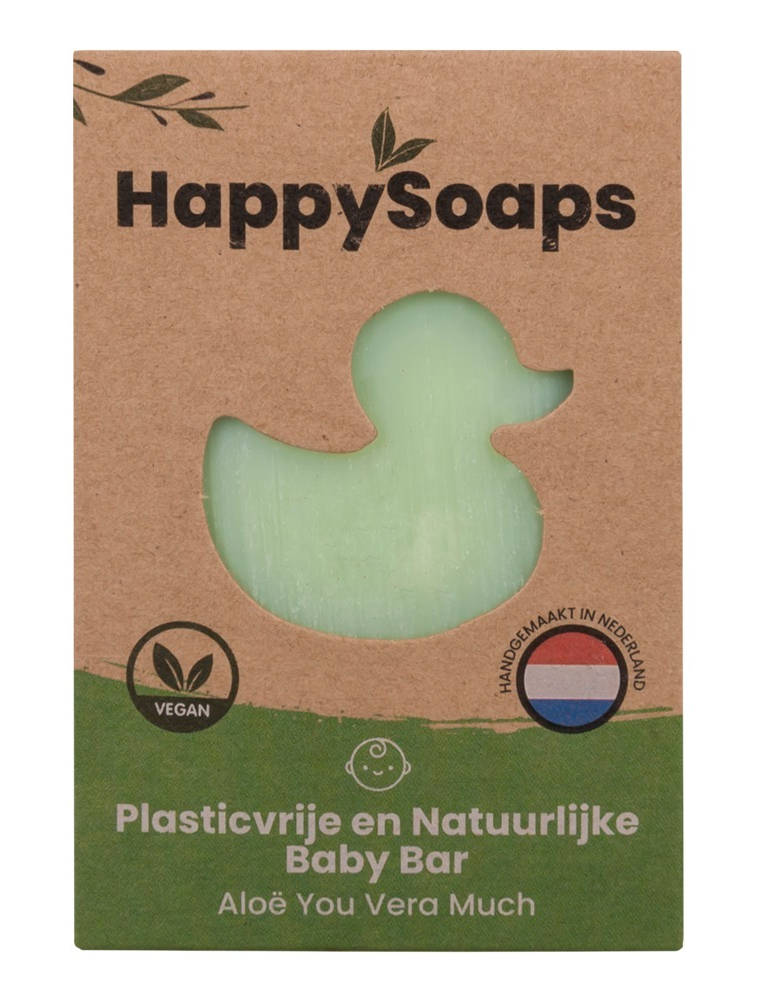 HappySoaps Baby & Kids Aloe Vera Bar afbeelding