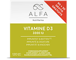 Alfa Vitamine D3 3000IU Immuniteit & Botten Softgels 120SG Alfa Vitamine D3 3000IU Immuniteit & Botten Softgels 120SG