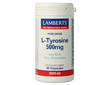 Lamberts L-tyrosine 500mg Capsules 60CP