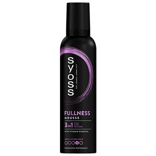 Syoss Fullness Mousse Full Hair Hold 4 250ML Syoss Fullness Mousse Full Hair Hold 4 250ML