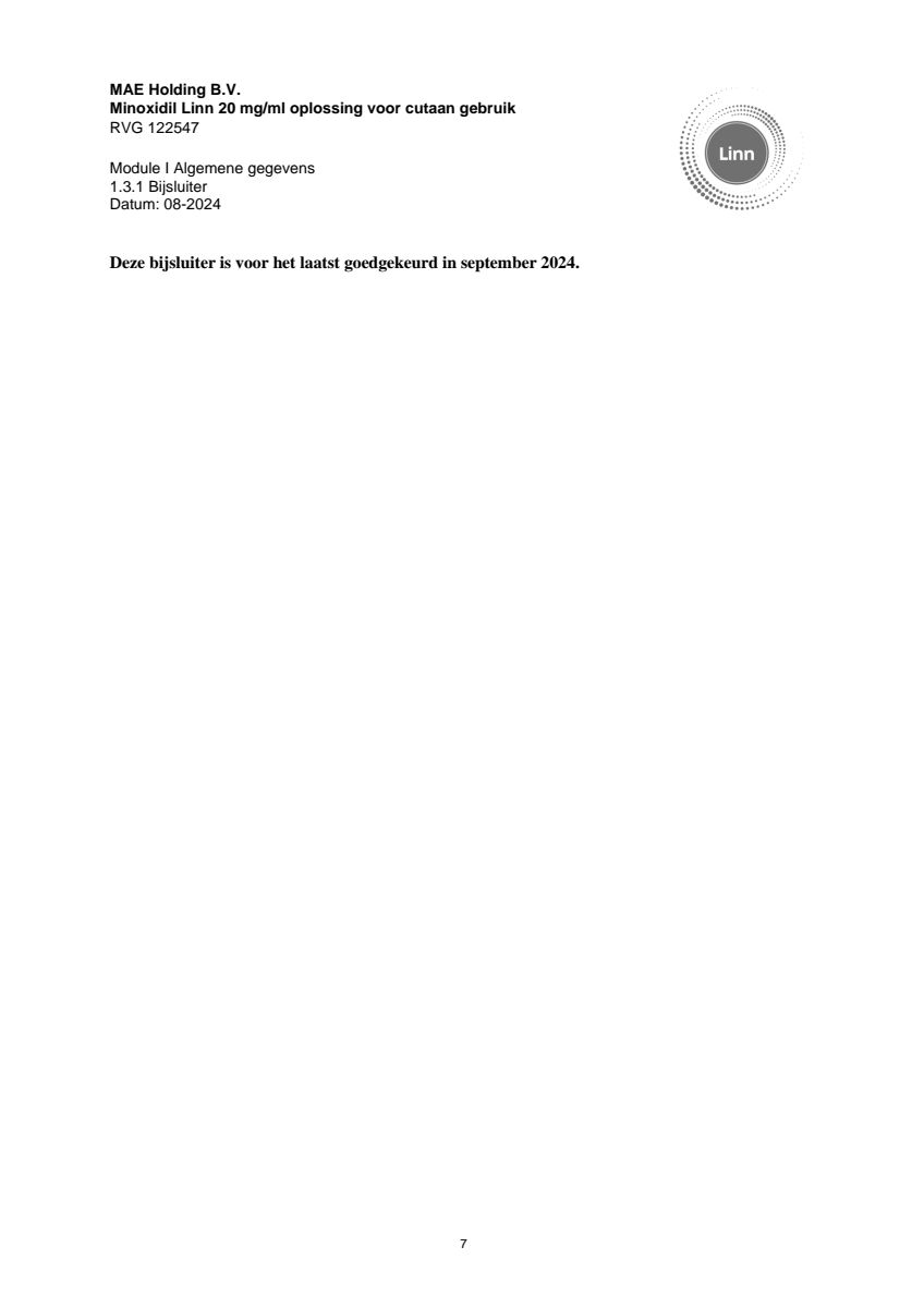 Minoxidil Linn 20 mg/ml oplossing afbeelding van document #7, leaflet