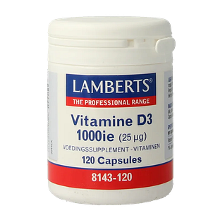 Lamberts Vitamine D3 1000ie Capsules 120CP