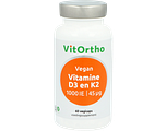 VitOrtho Vitamine D3 en K2 Vegan Capsules 60VCP