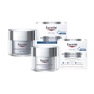 Eucerin Hyaluron-Filler Huidverzorgingsset - Dagcrème SPF15 en Nachtcrème - 2 stuks