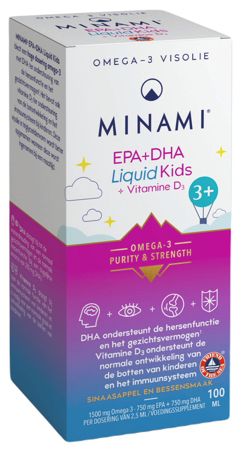 Minami EPA & DHA liquid Kids - Vetzurenpreparaat 100ML