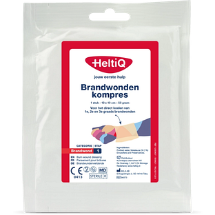 HeltiQ Brandwonden Kompres 1ST
