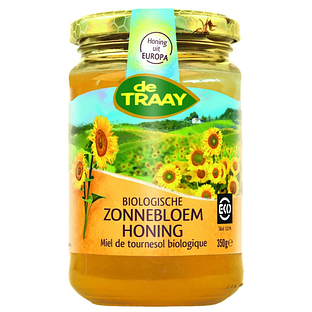 De Traay Biologische Zonnebloem Honing 350GR