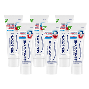 Sensodyne Gevoeligheid & Tandvlees Tandpasta Multiverpakking 6x75ML Sensodyne Gevoeligheid & Tandvlees Tandpasta Multiverpakking 6x75ML