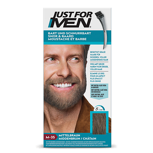 Just For Men Snor & Baard Haarkleuring - M35 Middenbruin 1ST
