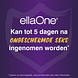 Ellaone Noodanticonceptie Tablet 1ST
