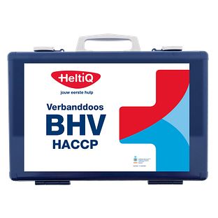 HeltiQ Verbanddoos Modulair BHV HACCP Blauw 1ST HeltiQ Verbanddoos Modulair BHV HACCP Blauw 1ST