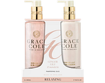 Grace Cole Ginger Lily & Mandarin Pampering Hand Care Duo 600ML Grace Cole Ginger Lily & Mandarin Pampering Hand Care Duo 600ML