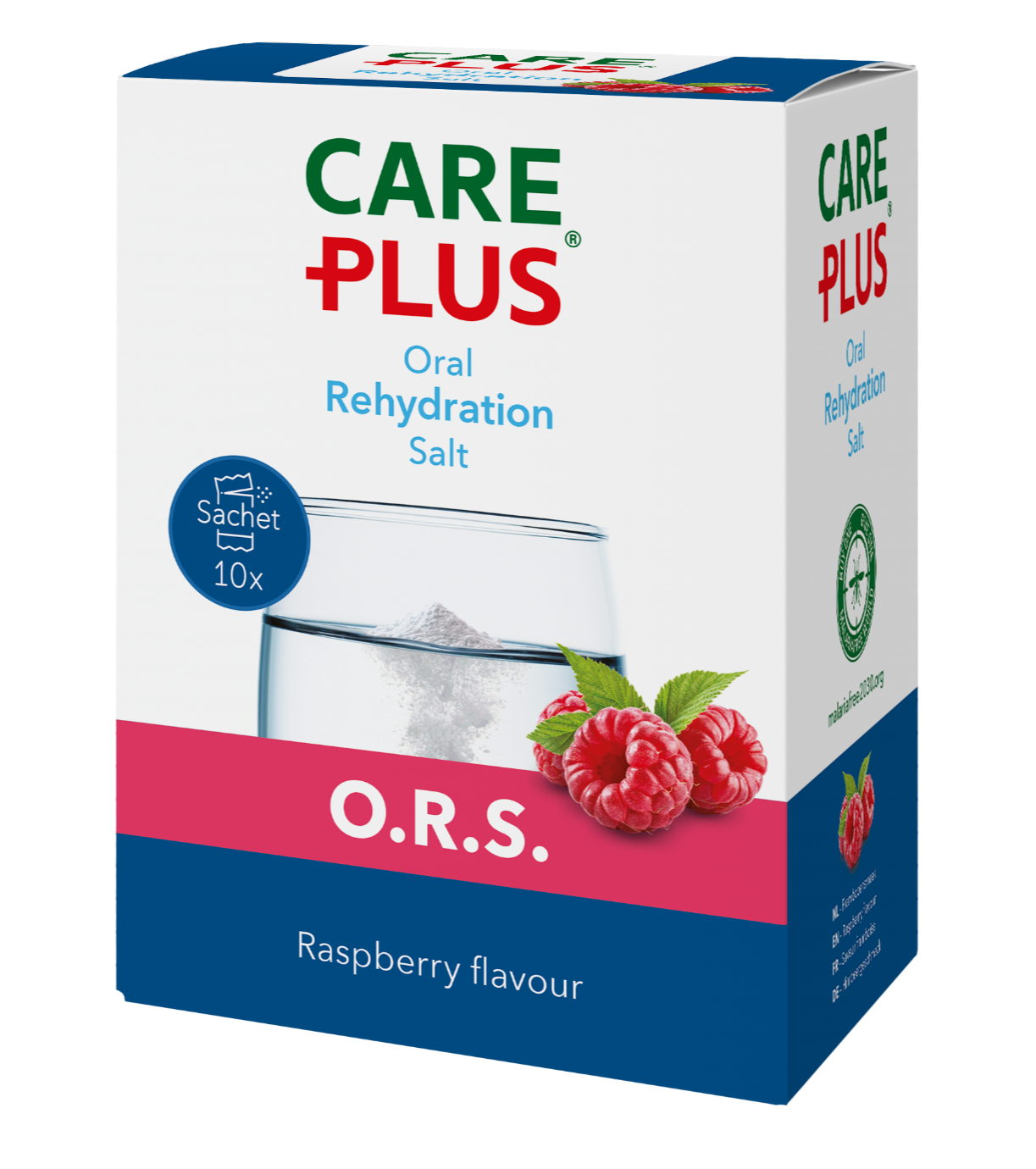 Care Plus O.R.S. Oral Rehydration Salt Framboos 10ST