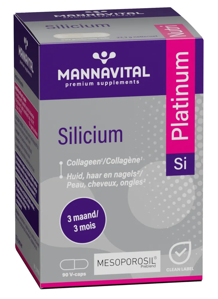 MannaVital Silicium Platinum Vega Capsules 90VCP