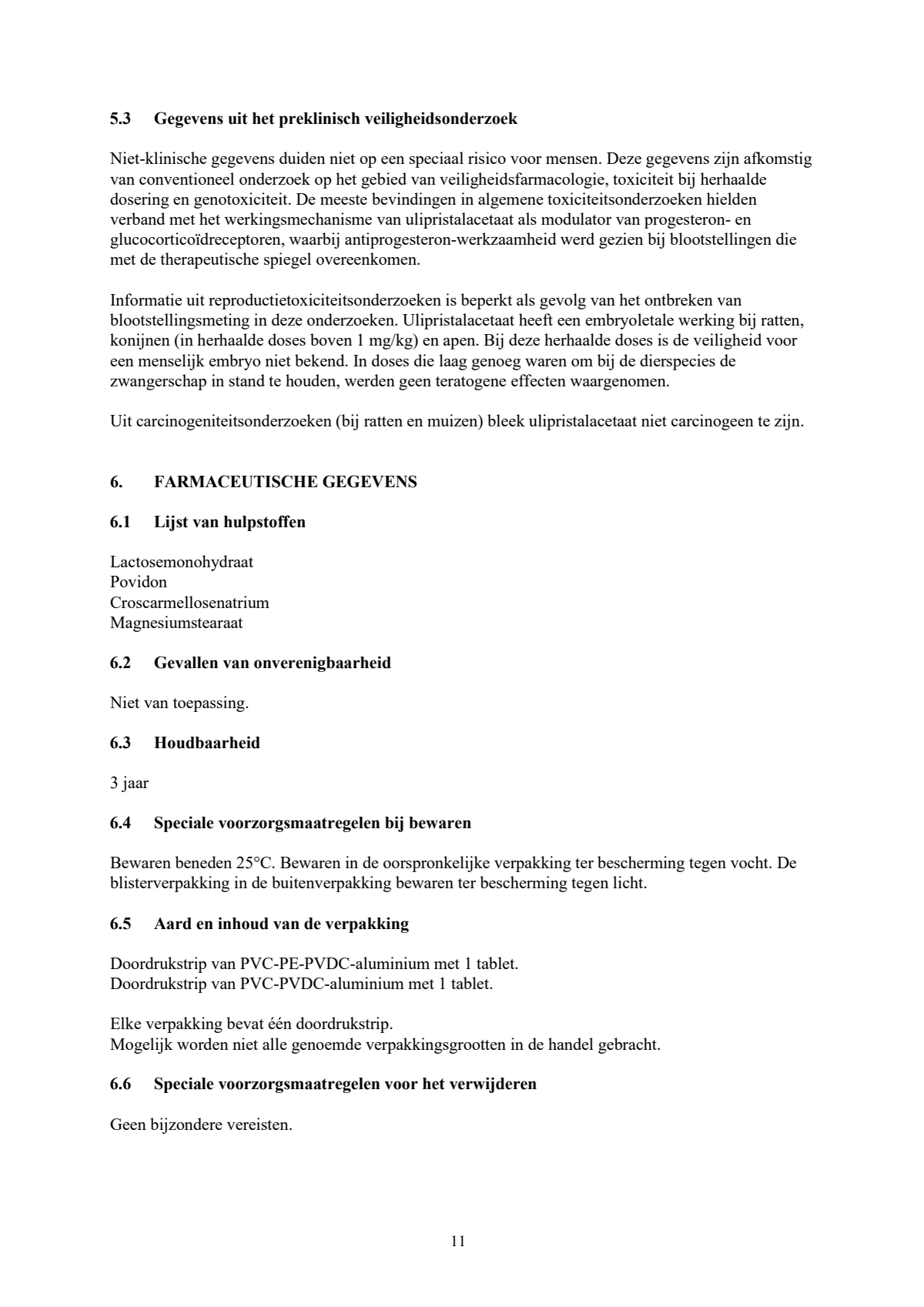 Noodanticonceptie Tablet afbeelding van document #11, leaflet