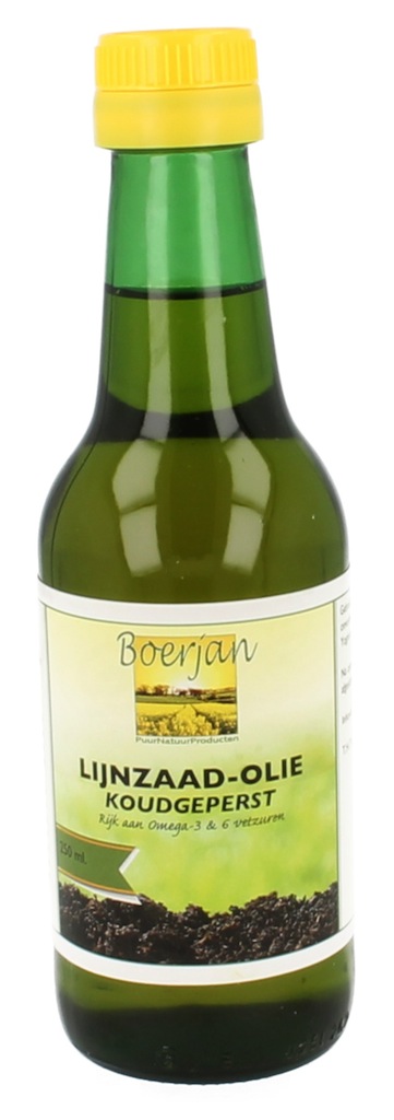Boerjan Lijnzaad Olie 250ml afbeelding