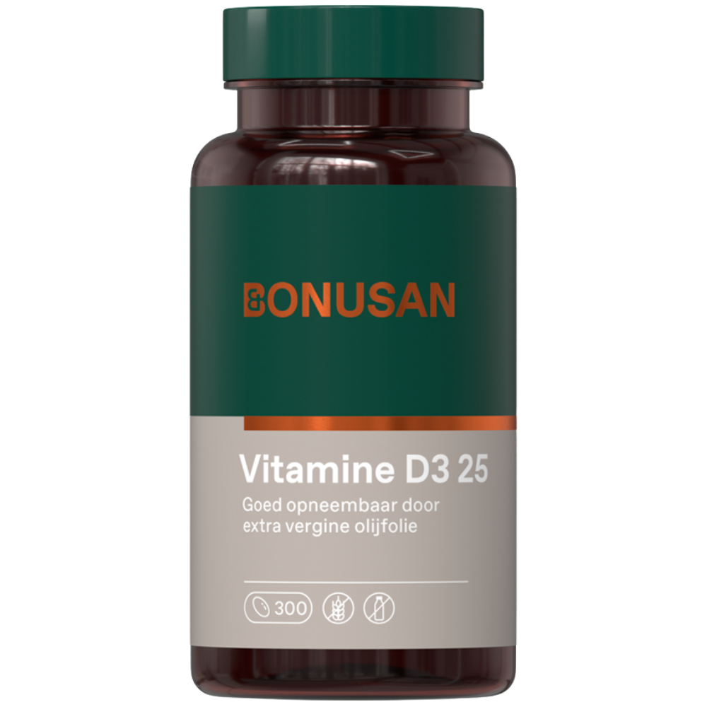 Bonusan Vitamine D3 25 Softgels 300CP