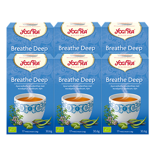 Yogi Tea Breathe Deep Voordeelverpakking 6x17ST