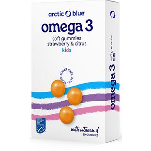 Arctic Blue Omega 3 Soft Gummies Kids - Strawberry Citrus 30ST